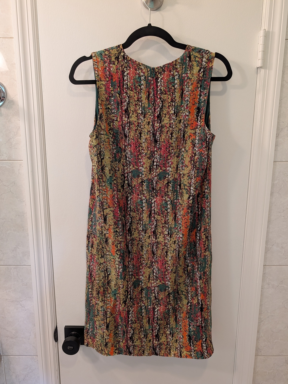 Missoni 100% Silk Shift Dress | Multicolor Abstract Print | IT/EU 42 - Picture 3 of 7